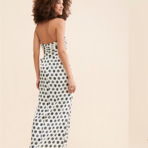 HUTCH Strapless Polka Dot Dress - Picture 2 of 6
